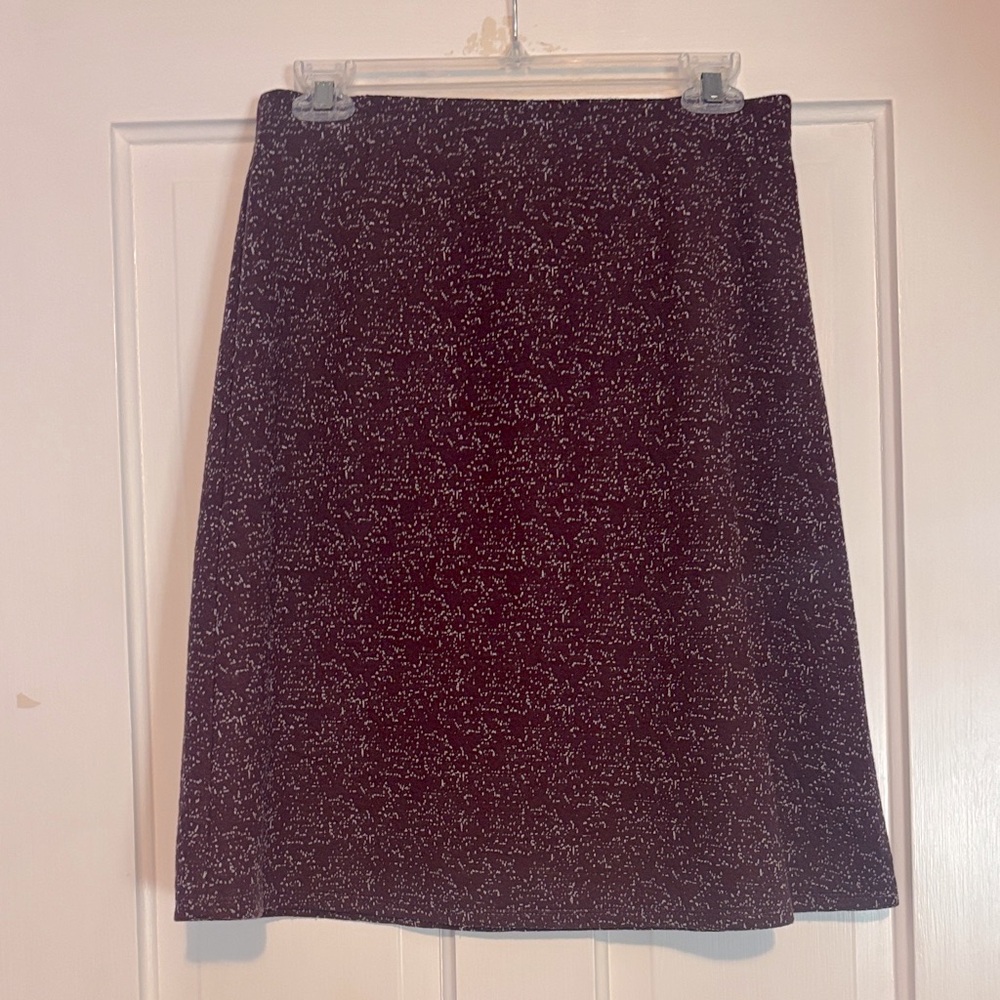 Elegant eggplant Speckled Women's Skirt